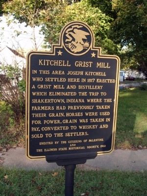 Kitchell Grist Mill Marker image. Click for full size.