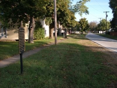 Looking North - - Kitchell Grist Mill Marker image. Click for full size.