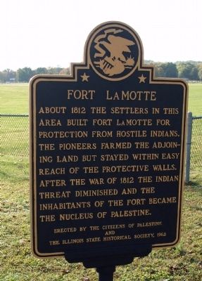Fort LaMotte Marker image. Click for full size.