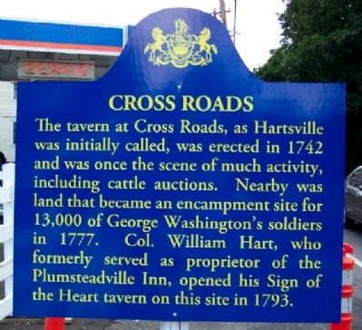 Cross Roads Marker. Click for full size. Cross Roads Marker image. Click for full size.