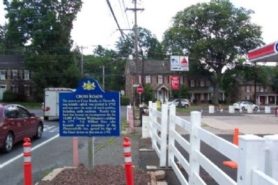 Cross Roads Marker. Click for full size. Cross Roads Marker image. Click for full size.