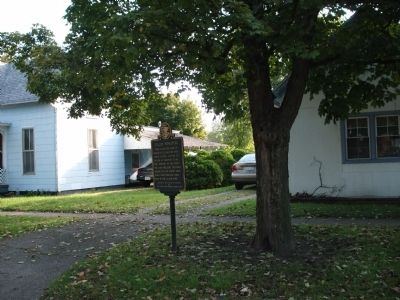 Looking North / East - - Cullom Homestead Marker image. Click for full size.