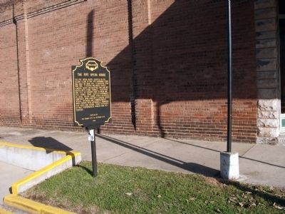 Wide View - - The Fife Opera House Marker. Click for full size. Wide View - - The Fife Opera House Marker image. Click for full size.