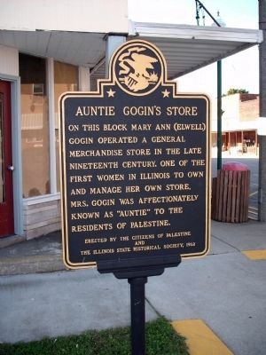 Auntie Gogin's Store Marker image. Click for full size.
