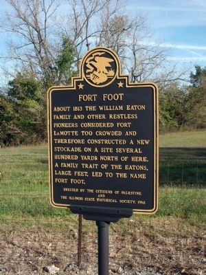 Fort Foot Marker. Click for full size. Fort Foot Marker image. Click for full size.