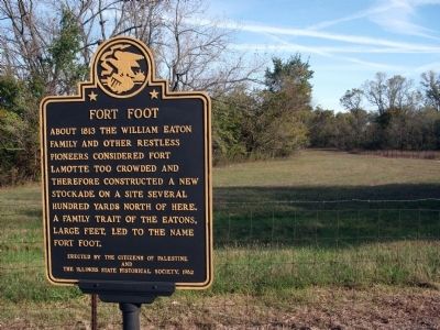 Wide View - - Fort Foot Marker. Click for full size. Wide View - - Fort Foot Marker image. Click for full size.
