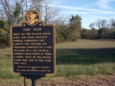 Wide View - - Fort Foot Marker image. Click for full size.