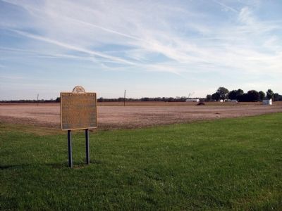 North / East View of Rousch Brothers - Aviation Pioneers Marker. Click for full size. North / East View of Rousch Brothers - Aviation Pioneers Marker image. Click for full size.