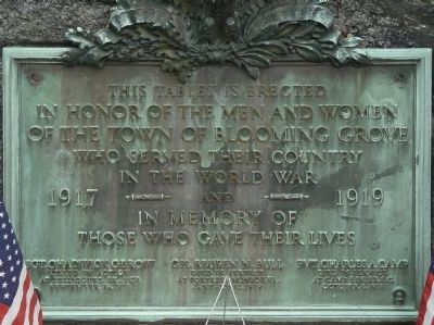World War I monument Marker image. Click for full size.