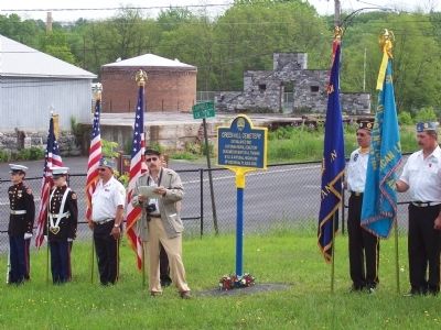 Dedication of Green Hill Cemetery Marker. Click for full size. Dedication of Green Hill Cemetery Marker image. Click for full size.