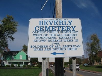 Beverly Cemetery. Click for full size. Beverly Cemetery image. Click for full size.