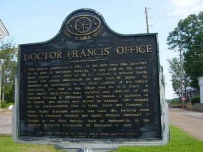 Doctor Francis' Office Marker image. Click for full size.