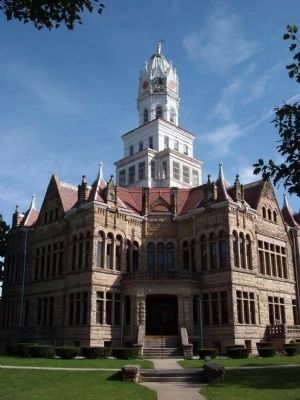 Edgar County Courthouse at Zion's Camp March Marker image. Click for full size.