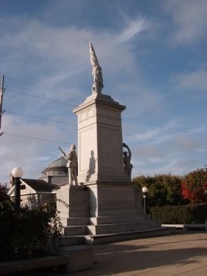North East Corner - - Civil War Memorial image. Click for full size.