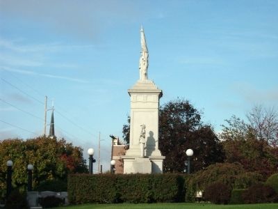 Long View - East Side - - Civil War Memorial image. Click for full size.