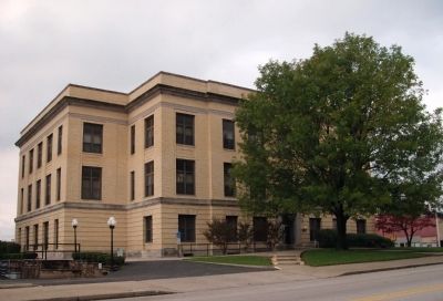 South West Corner - - Pike County Courthouse. Click for full size. South West Corner - - Pike County Courthouse image. Click for full size.