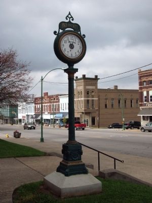 Pike County Courthouse Clock - Few Steps Away. . . image. Click for full size.