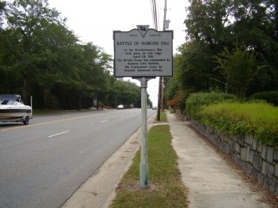 Battle of Hobkirk Hill Marker image. Click for full size.