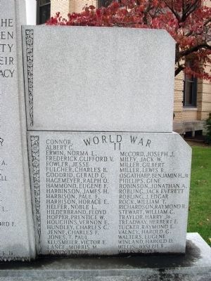 Right Panel - - Pike County War Memorial Marker image. Click for full size.