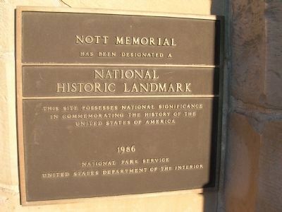 Nott Memorial National Historic Landmark image. Click for full size.