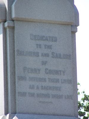 Perry County Civil War Memorial Marker image. Click for full size.