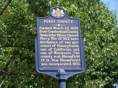 Perry County Marker. Click for full size. Perry County Marker image. Click for full size.