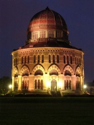 Nott Memorial at Night image. Click for full size.