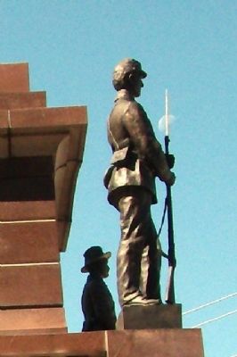 Other View - - Infantry-man Statue image. Click for full size.