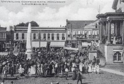 Laurens County Confederate Monument Dedication Ceremony. Click for full size. Laurens County Confederate Monument Dedication Ceremony image. Click for full size.