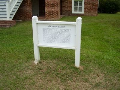 Kershaw House Marker image. Click for full size.