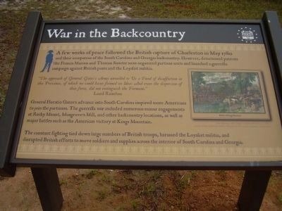 War in the Backcountry Marker image. Click for full size.