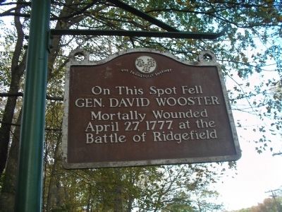 Gen. David Wooster Marker. Click for full size. Gen. David Wooster Marker image. Click for full size.