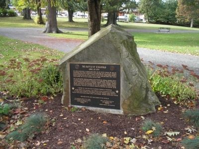 The Battle of Ridgefield Marker. Click for full size. The Battle of Ridgefield Marker image. Click for full size.