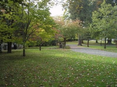 Marker in Ballard Park. Click for full size. Marker in Ballard Park image. Click for full size.