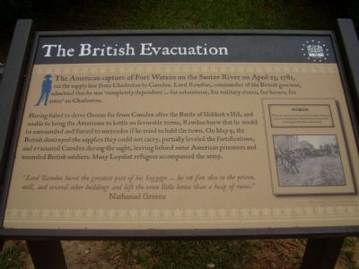The British Evacuation Marker image. Click for full size.