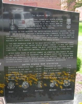 Danbury Area Korean War Memorial. Click for full size. Danbury Area Korean War Memorial image. Click for full size.