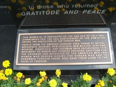 Plaque in Front. Click for full size. Plaque in Front image. Click for full size.