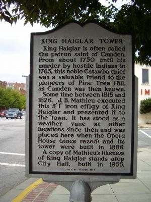 King Haiglar Tower Marker image. Click for full size.