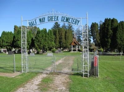Halfway Creek Cemetery. Click for full size. Halfway Creek Cemetery image. Click for full size.