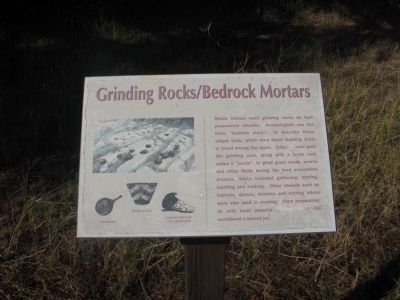 Grinding Rocks/Bedrock Mortars image. Click for full size.