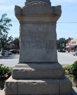 Clinton Confederate Monument -<br>East Inscription image. Click for full size.