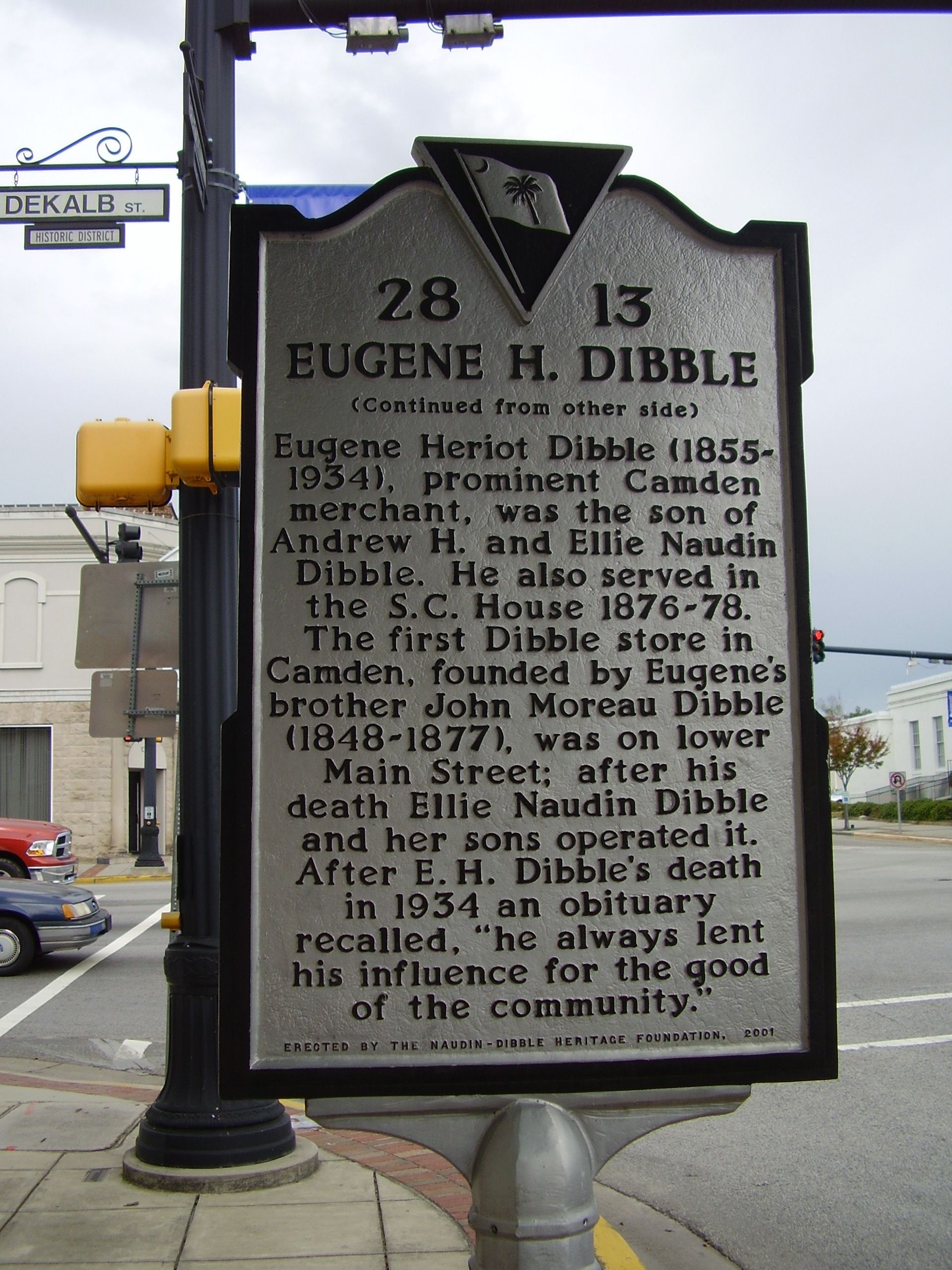 Eugene H. Dibble Marker