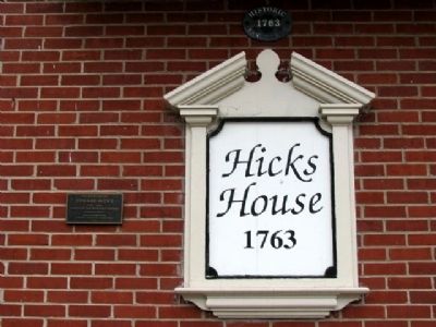 The Birthplace of Edward Hicks House and Marker. Click for full size. The Birthplace of Edward Hicks House and Marker image. Click for full size.