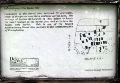 Revolutionary War Burial Site Marker image. Click for full size.