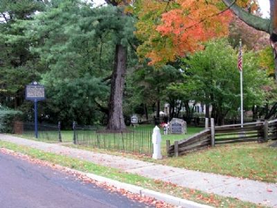 Revolutionary War Burial Site and Markers. Click for full size. Revolutionary War Burial Site and Markers image. Click for full size.