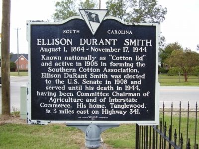 Ellison Durant Smith Marker image. Click for full size.