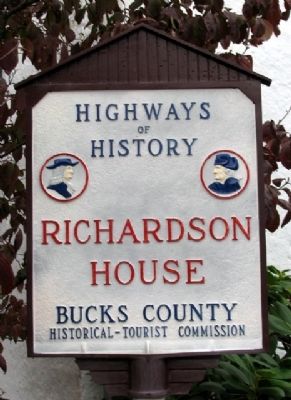 Richardson House Marker image. Click for full size.