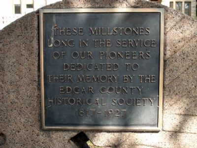 Millstones Long in the Service of Pioneers Marker. Click for full size. Millstones Long in the Service of Pioneers Marker image. Click for full size.