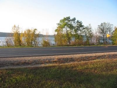 View of Mississippi River from Marker. Click for full size. View of Mississippi River from Marker image. Click for full size.