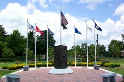 Community Service and Veterans Memorial. Click for full size. Community Service and Veterans Memorial image. Click for full size.